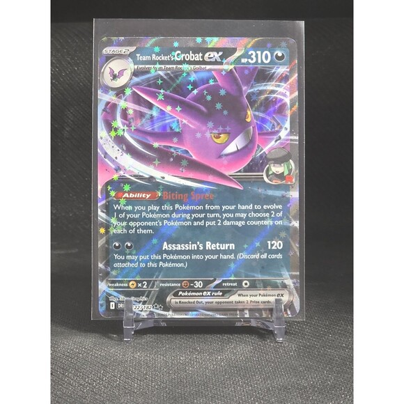 Team Rocket's Crobat Ex Pokemon Card NM/M